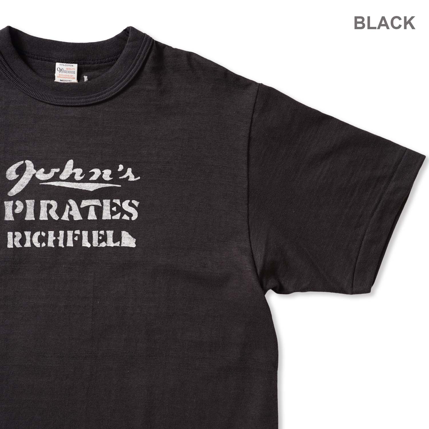 WAREHOUSE �������ϥ��� Ⱦµ T����� Lot 4601 "PIRATES" 4601-PIRATES(26SS)