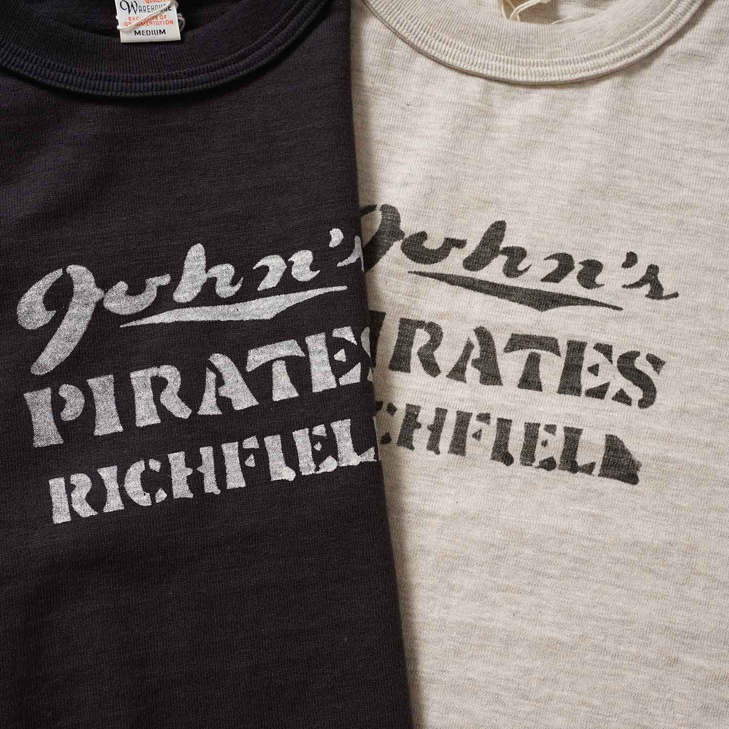 WAREHOUSE �������ϥ��� Ⱦµ T����� Lot 4601 "PIRATES" 4601-PIRATES(26SS)