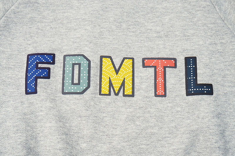 FDMTL �ե������󥿥� �������å� SASHIKO LOGO SWEAT SHAIRT FA19/CS31