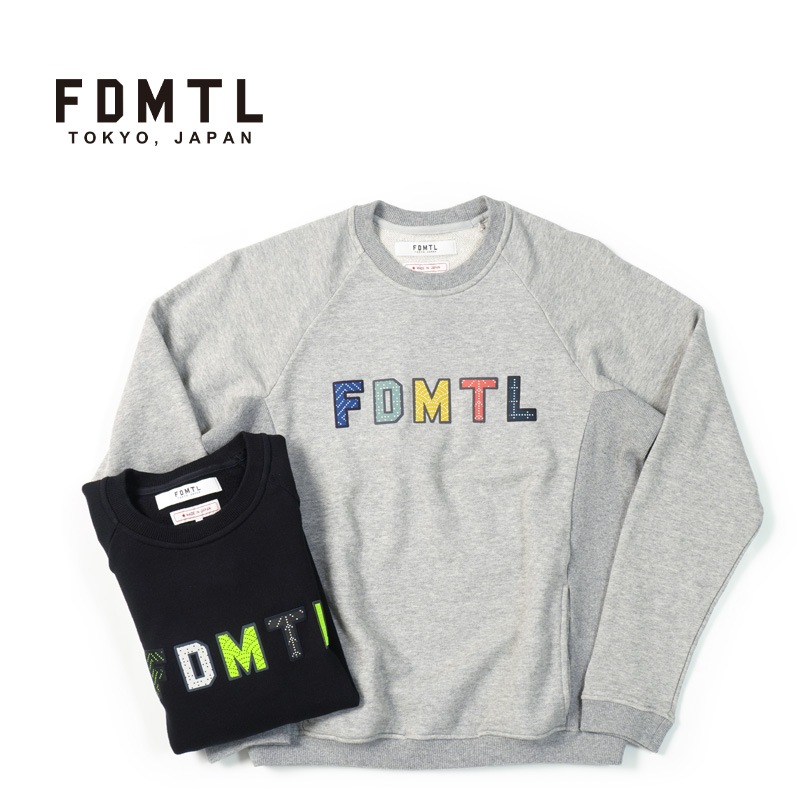 FDMTL �ե������󥿥� �������å� SASHIKO LOGO SWEAT SHAIRT FA19/CS31