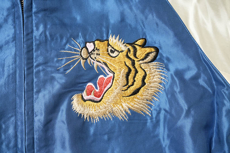 TAILOR TOYO �ơ��顼���Ρ����������Mid 1950s Style Acetate Souvenir Jacket  ��WHITE TIGER�� �� ��GOLD DRAGON��  TT15790-119