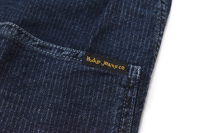 nudie jeans �̡��ǥ��������� Ⱦµ����� SVANTE STRIPE WORKER SHIRT 140531