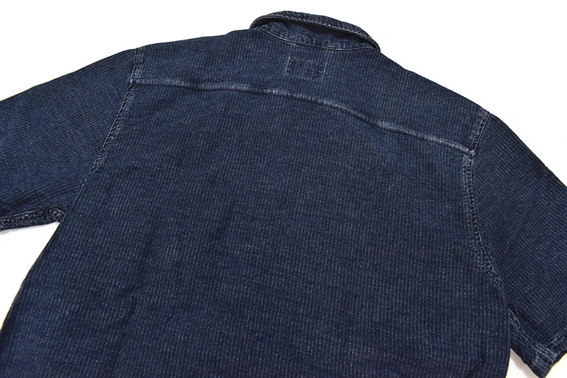 nudie jeans �̡��ǥ��������� Ⱦµ����� SVANTE STRIPE WORKER SHIRT 140531