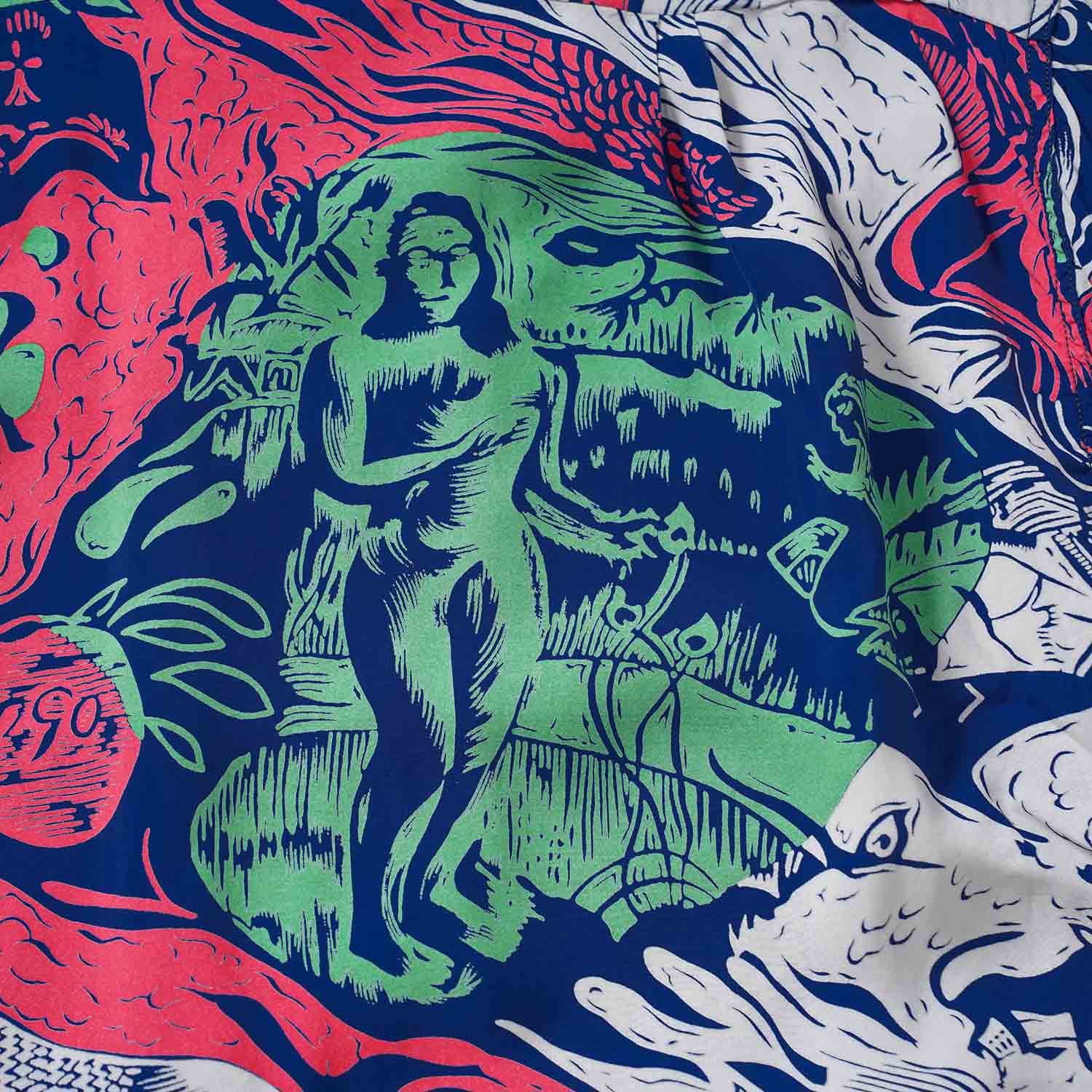 SUN SURF ���󥵡��� Ĺµ �����ϥ���� SUN SURF SPECIAL EDITION ��GAUGUIN WOODCUT MYSTIC�� (LONG SLEEVE) SS29674