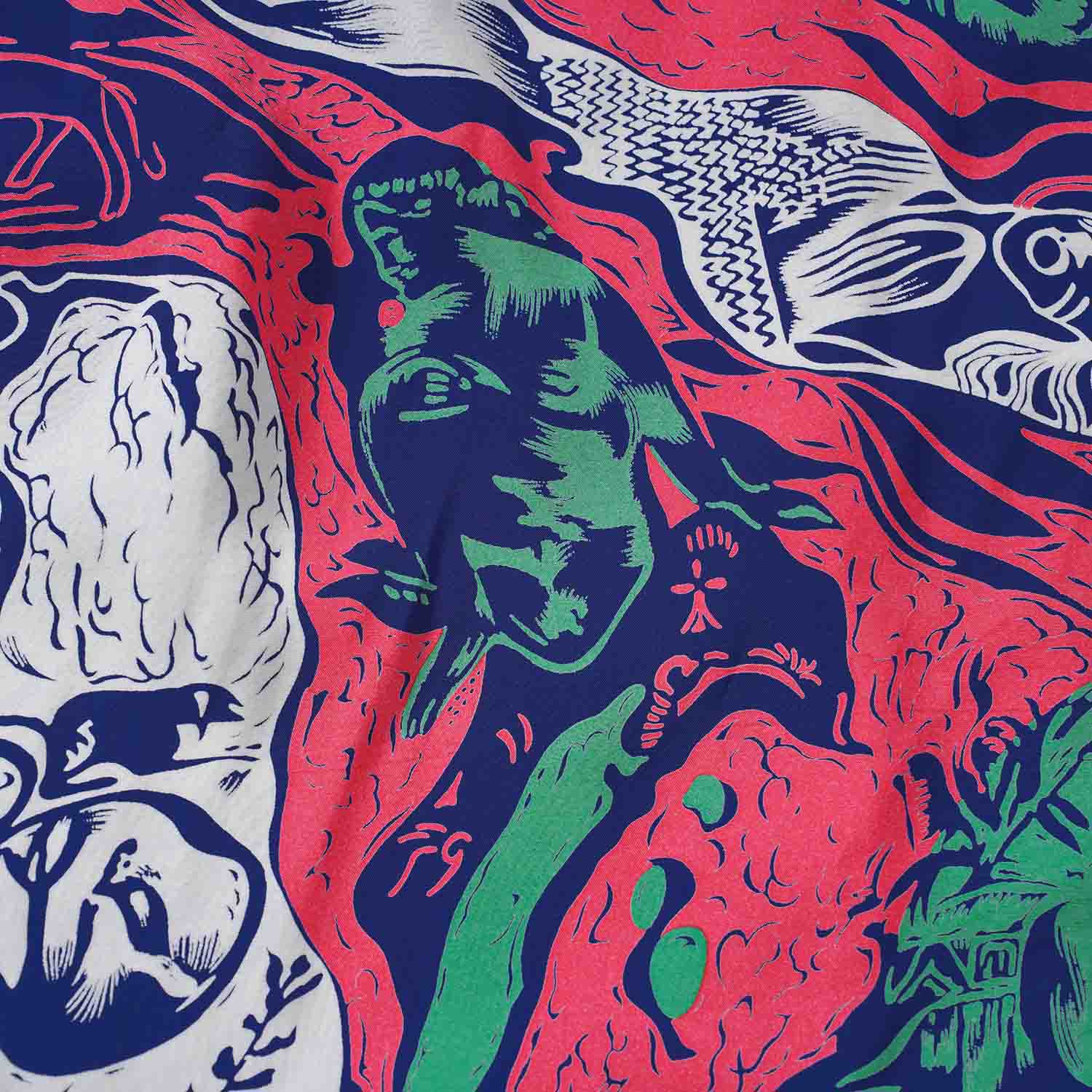SUN SURF ���󥵡��� Ĺµ �����ϥ���� SUN SURF SPECIAL EDITION ��GAUGUIN WOODCUT MYSTIC�� (LONG SLEEVE) SS29674