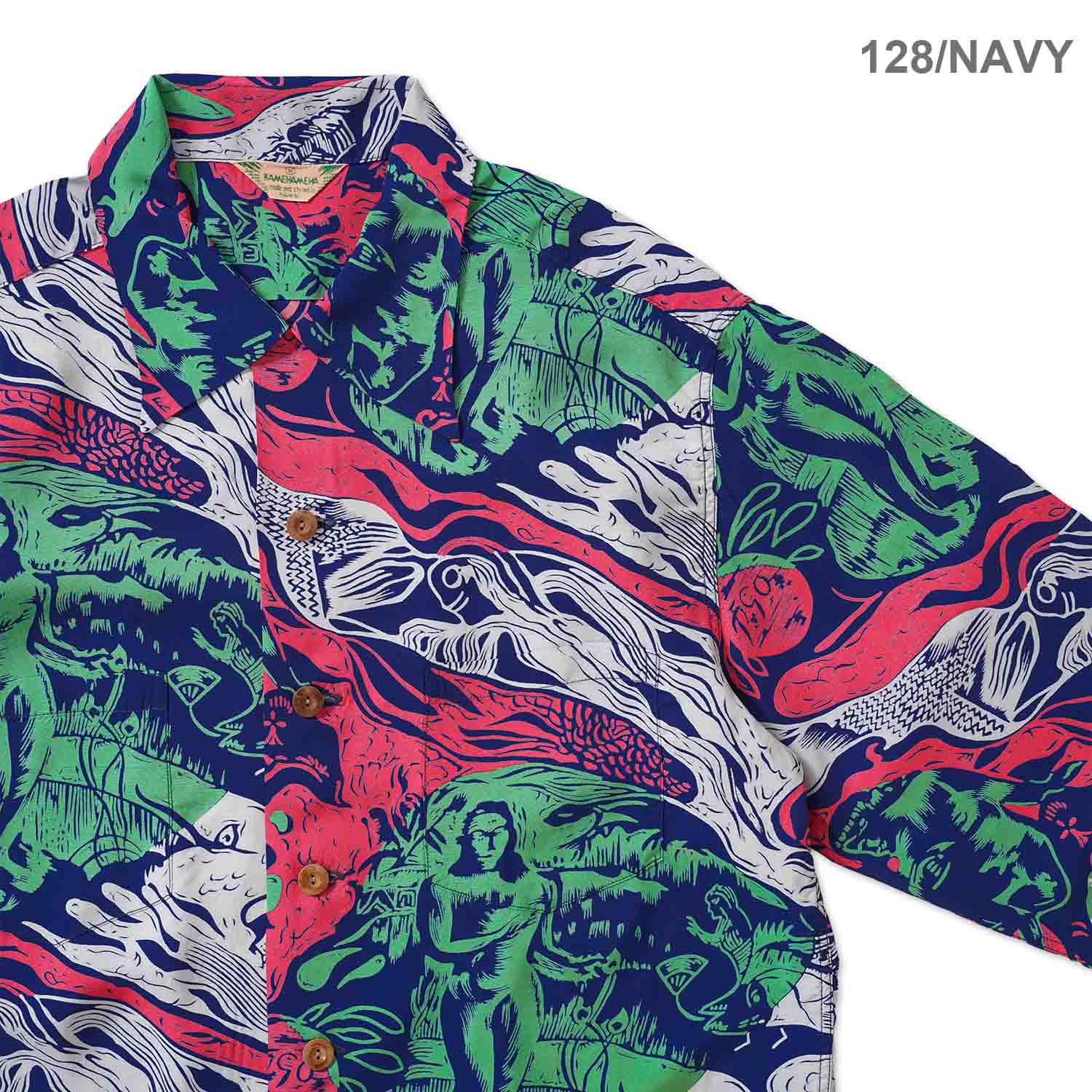 SUN SURF ���󥵡��� Ĺµ �����ϥ���� SUN SURF SPECIAL EDITION ��GAUGUIN WOODCUT MYSTIC�� (LONG SLEEVE) SS29674