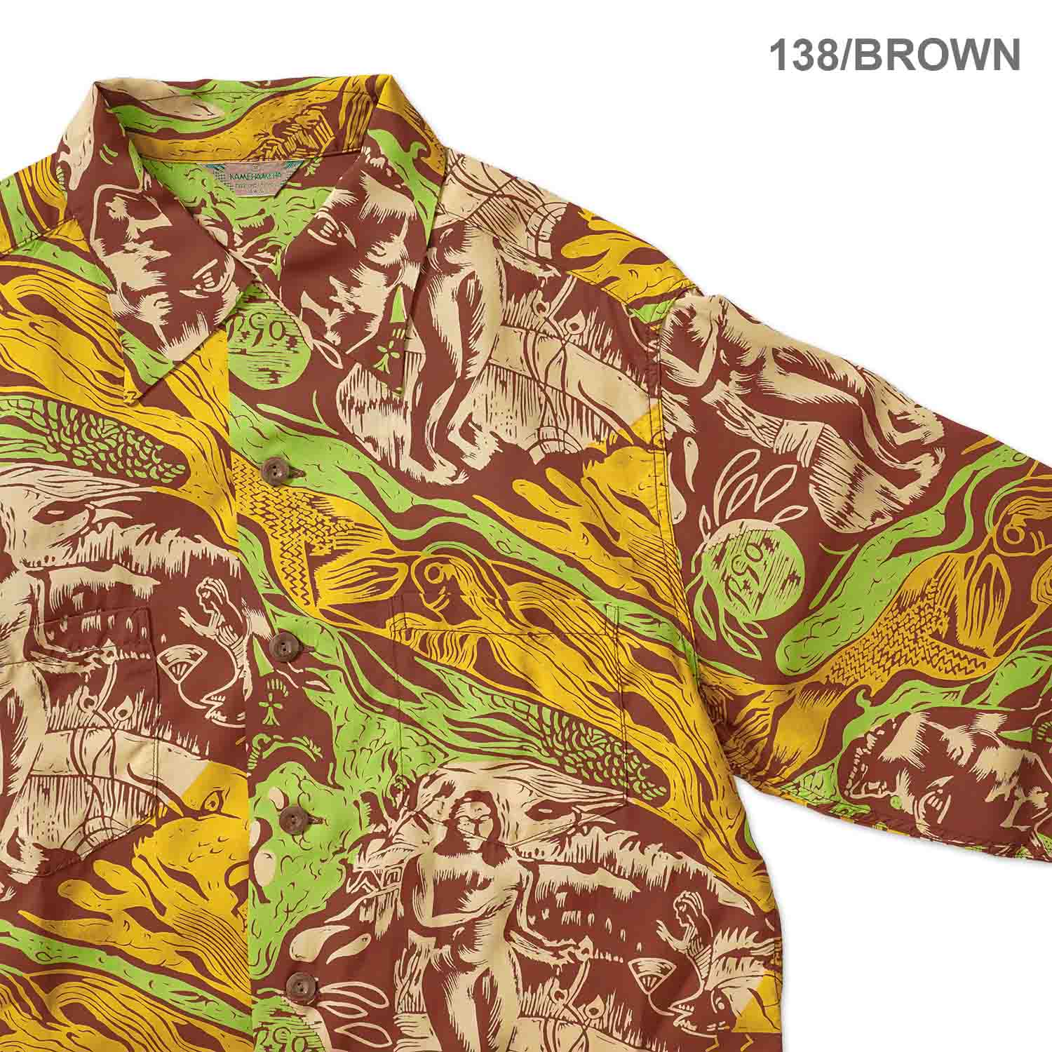 SUN SURF ���󥵡��� Ĺµ �����ϥ���� SUN SURF SPECIAL EDITION ��GAUGUIN WOODCUT MYSTIC�� (LONG SLEEVE) SS29674