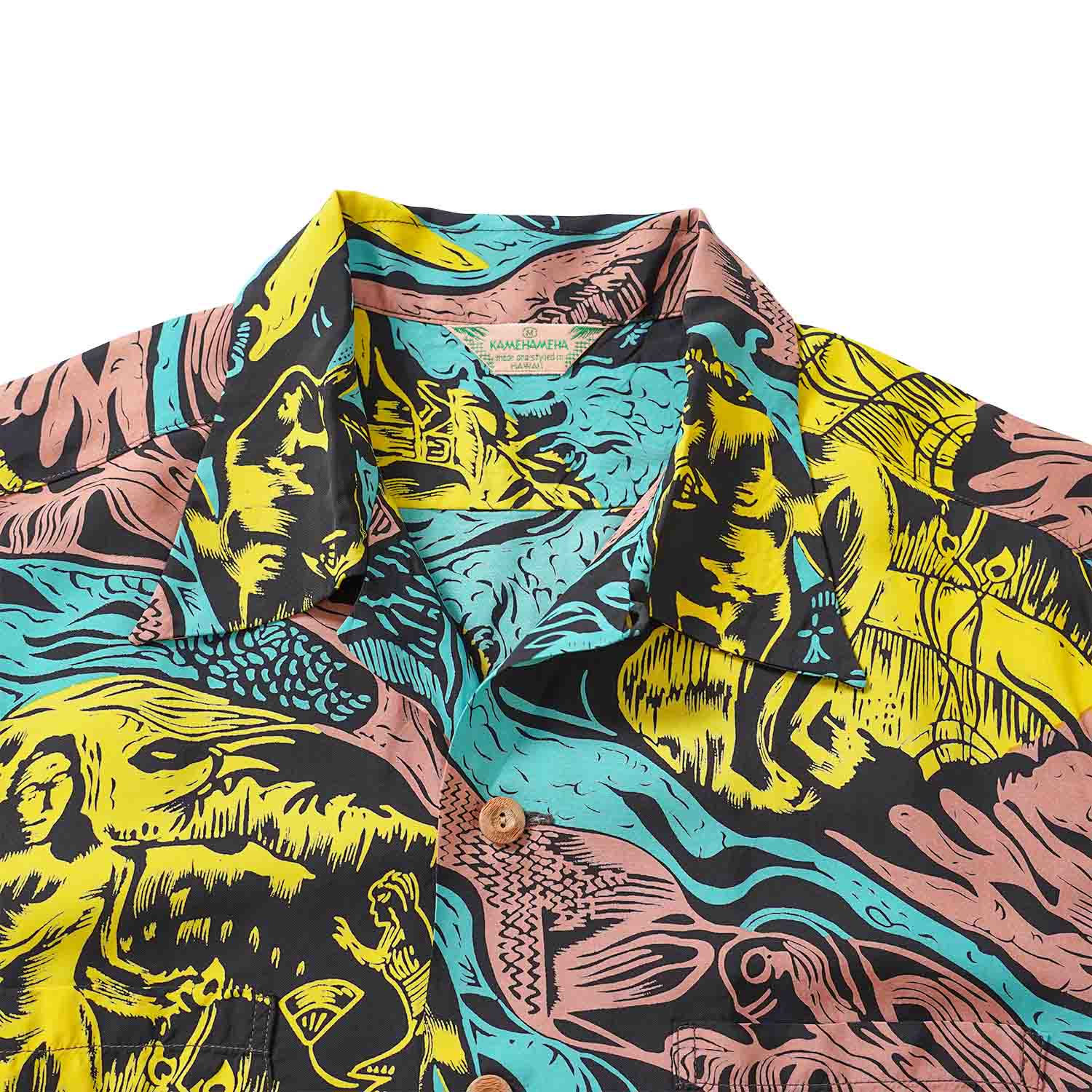 SUN SURF ���󥵡��� Ĺµ �����ϥ���� SUN SURF SPECIAL EDITION ��GAUGUIN WOODCUT MYSTIC�� (LONG SLEEVE) SS29674