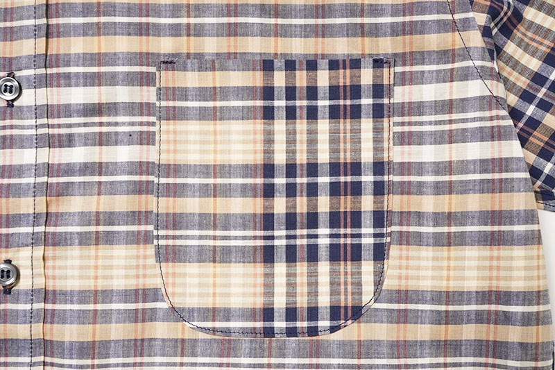 JOHN GLUCKOW ����󥰥�å��� Ĺµ�����  Lot JG-16  "King of the Madras Shirts"  JG-16(23S)