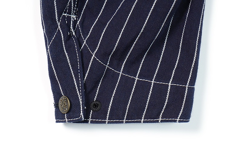 HEADLIGHT �إåɥ饤�� ���㥱�å�  "8oz. SPECIAL WOVEN STRIPE DENIM WORK COAT"  HD15647
