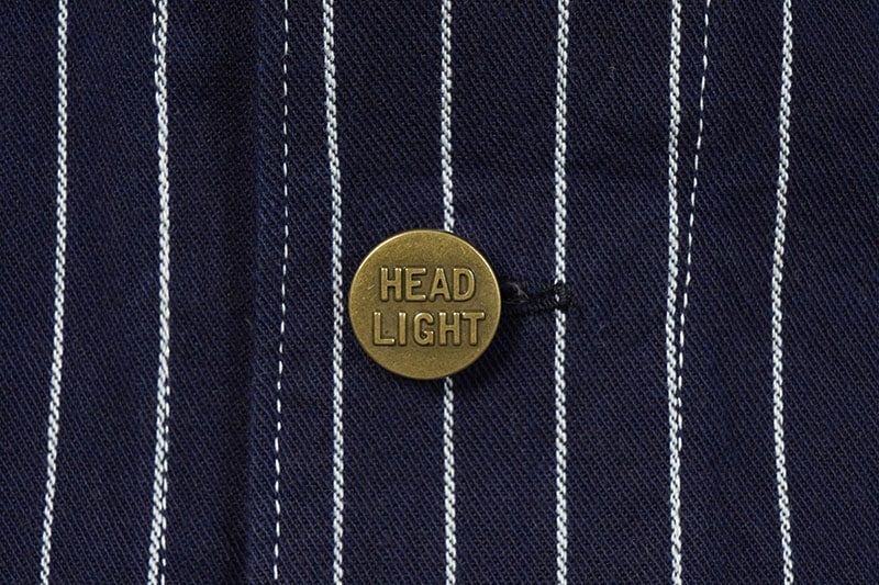 HEADLIGHT �إåɥ饤�� ���㥱�å�  "8oz. SPECIAL WOVEN STRIPE DENIM WORK COAT"  HD15647