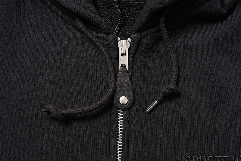 Schott ����å� �������å� �ѡ����� "LEATHER ELBOW PATCH ZIP HOODED SWEAT" 782-5131003