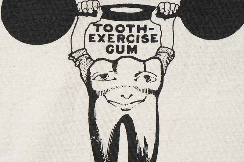 JELADO �����顼�ɡ�Ⱦµ T����ġ�"STORONG GUM Tee"��AB12230