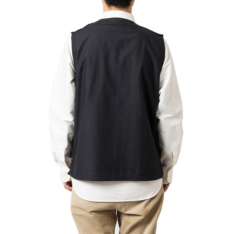 Nigel Cabourn ʥ륱ܥ ٥ FARMER VEST CAVALRY TWILL 80470470901