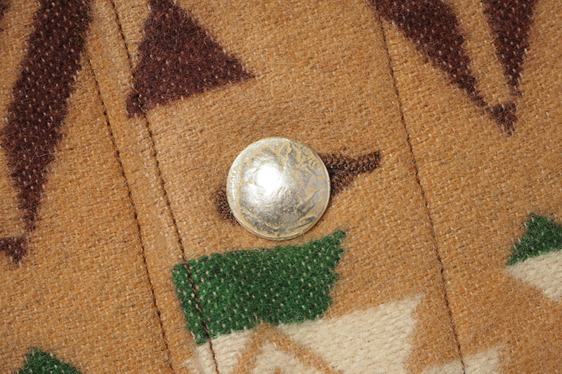 SUGAR CANE 奬 ٥ "NATIVE AMERICAN WOOL BLANKET VEST" SC15437