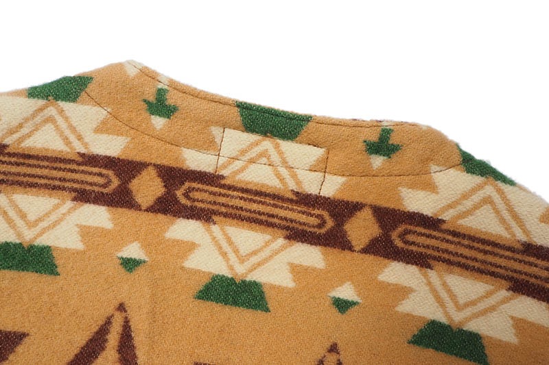 SUGAR CANE 奬 ٥ "NATIVE AMERICAN WOOL BLANKET VEST" SC15437