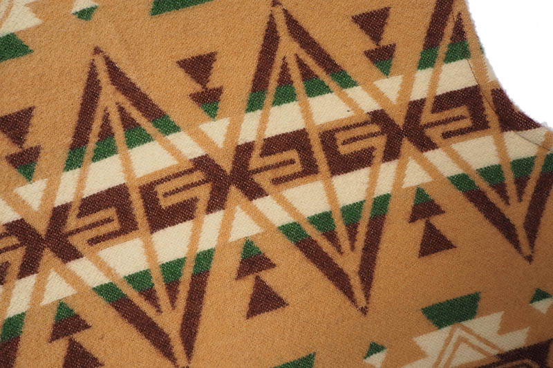 SUGAR CANE 奬 ٥ "NATIVE AMERICAN WOOL BLANKET VEST" SC15437