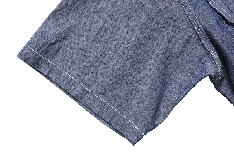 SUGAR CANE ���奬�������� Ⱦµ����� ��CHAMBRAY WORK SHIRT with CHAIN EMBROIDERED��  SC39527