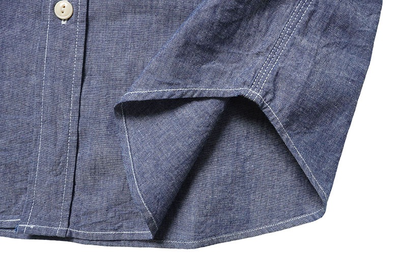 SUGAR CANE ���奬�������� Ⱦµ����� ��CHAMBRAY WORK SHIRT with CHAIN EMBROIDERED��  SC39527