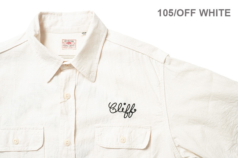 SUGAR CANE ���奬�������� Ⱦµ����� ��CHAMBRAY WORK SHIRT with CHAIN EMBROIDERED��  SC39527