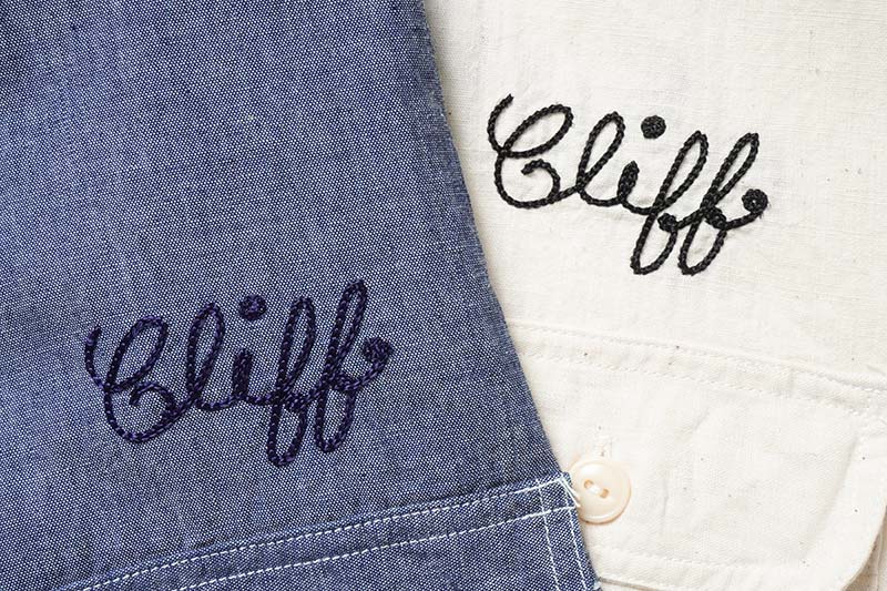 SUGAR CANE ���奬�������� Ⱦµ����� ��CHAMBRAY WORK SHIRT with CHAIN EMBROIDERED��  SC39527