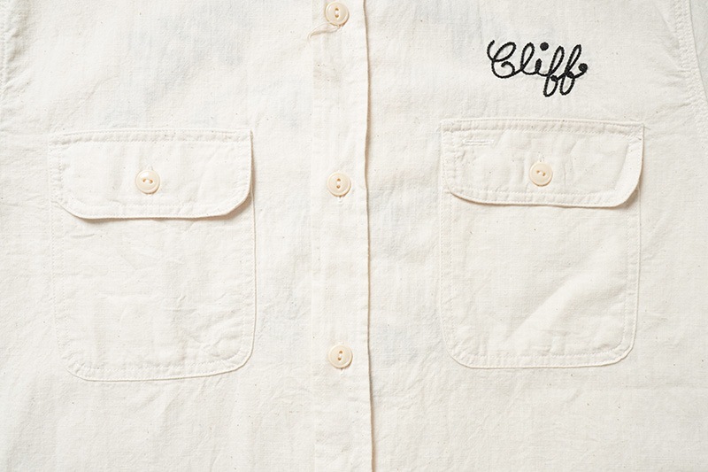 SUGAR CANE ���奬�������� Ⱦµ����� ��CHAMBRAY WORK SHIRT with CHAIN EMBROIDERED��  SC39527