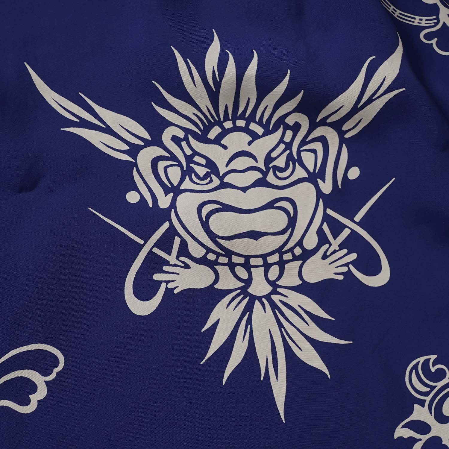 SUN SURF ���󥵡��� Ⱦµ �����ϥ���� RAYON HAWAIIAN SHIRT ��INCARNATION OF GOD��  SS39611
