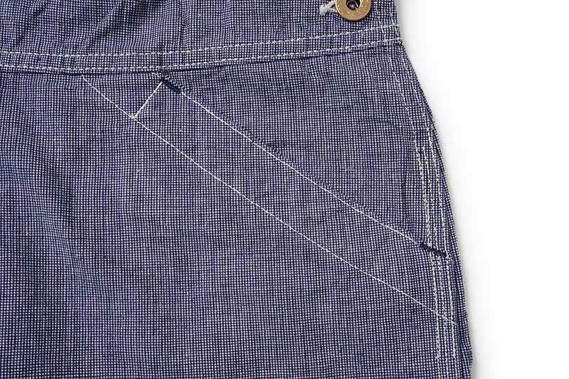 WAREHOUSE �������ϥ��� �����С������� Lot 1227 ��INDIGO PINCHECK OVERALL�� 1227-PINCHECK(23SS)