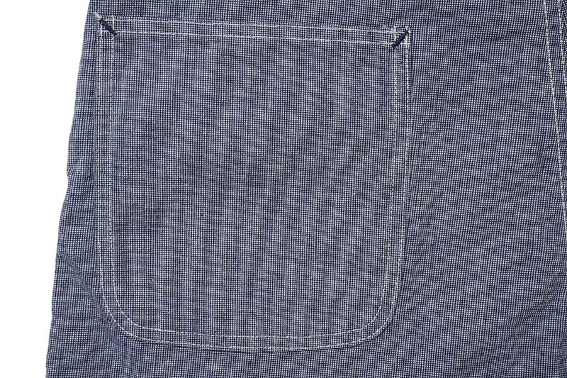 WAREHOUSE �������ϥ��� �����С������� Lot 1227 ��INDIGO PINCHECK OVERALL�� 1227-PINCHECK(23SS)