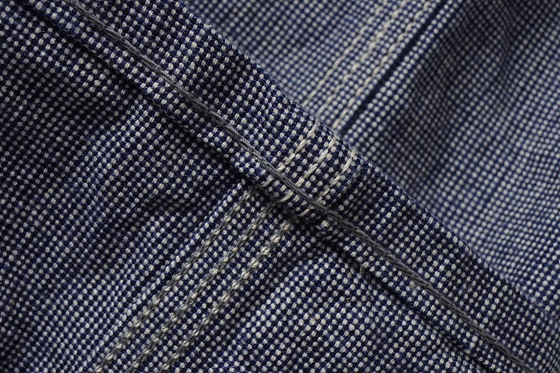 WAREHOUSE �������ϥ��� �����С������� Lot 1227 ��INDIGO PINCHECK OVERALL�� 1227-PINCHECK(23SS)