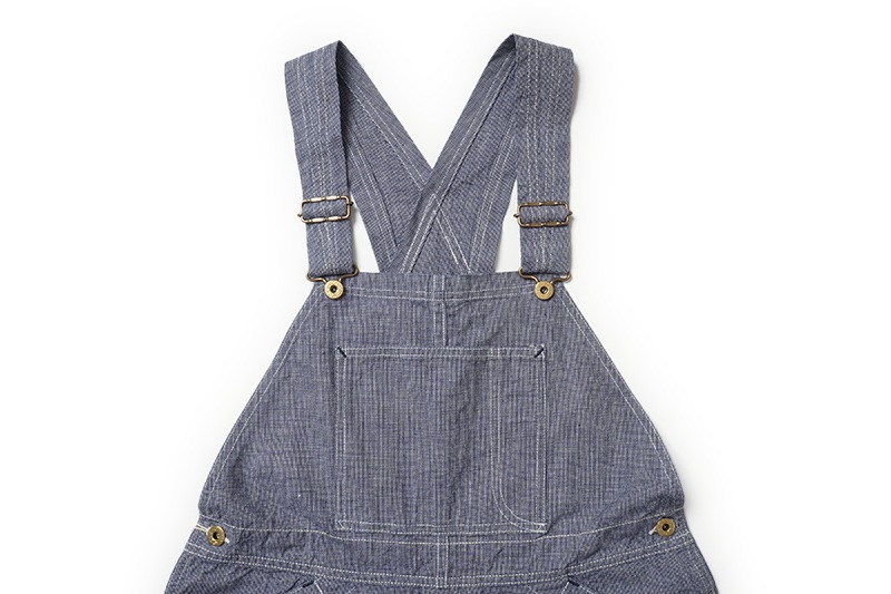 WAREHOUSE �������ϥ��� �����С������� Lot 1227 ��INDIGO PINCHECK OVERALL�� 1227-PINCHECK(23SS)