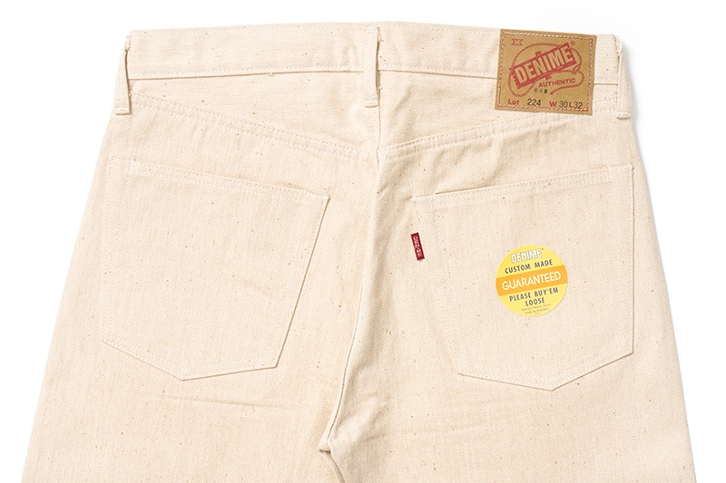 �ڥ�󥦥��å����Denime �ɥ��ˡ���  �ѥ�� Lot 224-66M(66MODEL)  "MOTHER COTTON" L32  224-66M-OW
