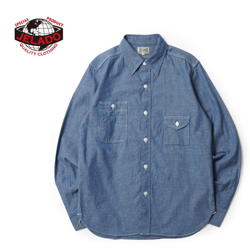 JELADO 顼ɡĹµ ġ"Smoker Shirt Indigo Chambray"JP94112
