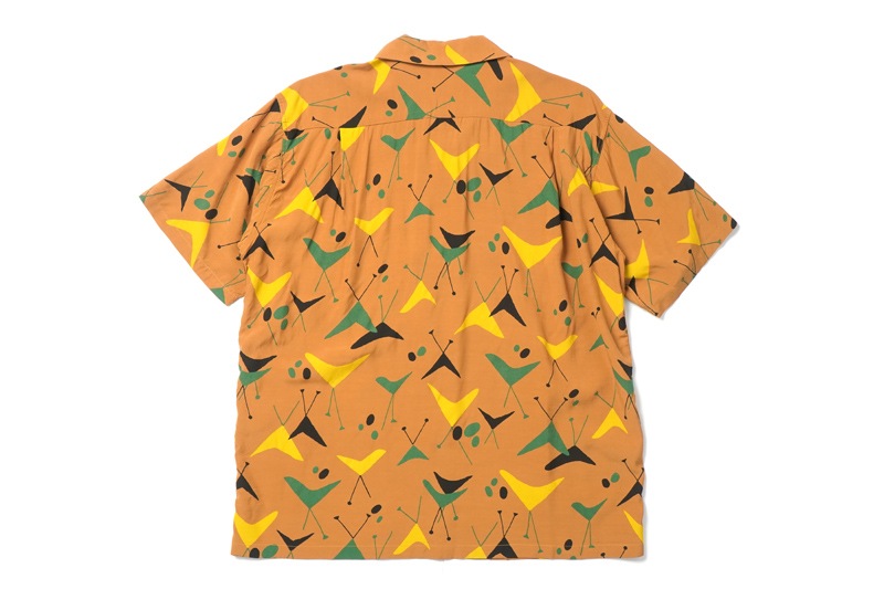STAR OF HOLLYWOOD ֥ϥꥦå Ⱦµ  HIGH DENSITY RAYON OPEN SHIRT ATOMIC SH39492