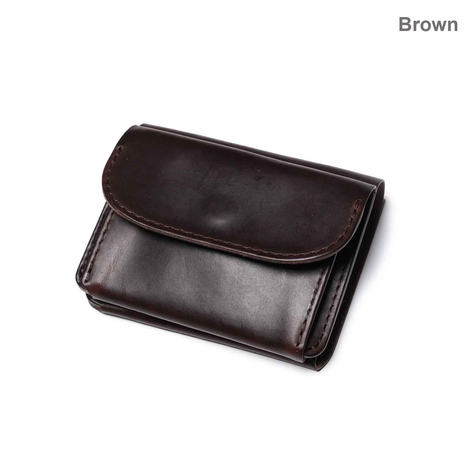 MR.OLIVE �ߥ��������꡼�� ����ѥ��ȥ�����å�  HORWEEN CHROMEXCEL LEATHER  "MINI WALLET" ME116H