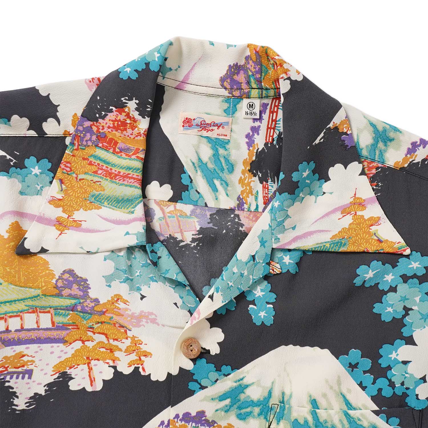 SUN SURF ���󥵡��� Ⱦµ �����ϥ���� RAYON HAWAIIAN SHIRT ��ANCIENT CAPITAL��  SS39618