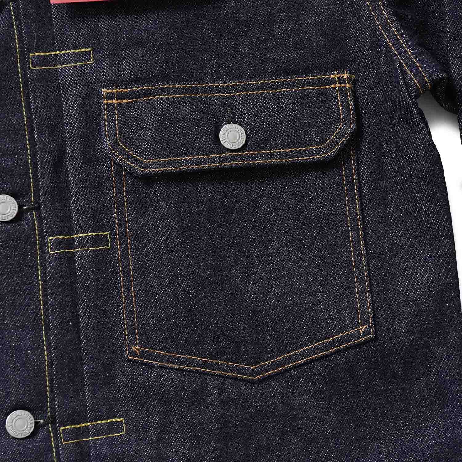 FULLCOUNT �ե륫����� �ǥ˥� ���㥱�å� ��Type1 Denim Jacket�� Non Wash 2107-20