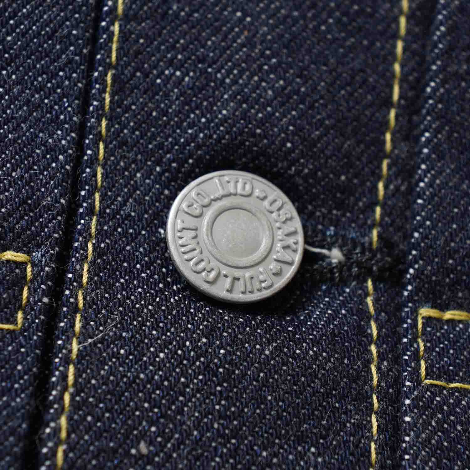 FULLCOUNT �ե륫����� �ǥ˥� ���㥱�å� ��Type1 Denim Jacket�� Non Wash 2107-20