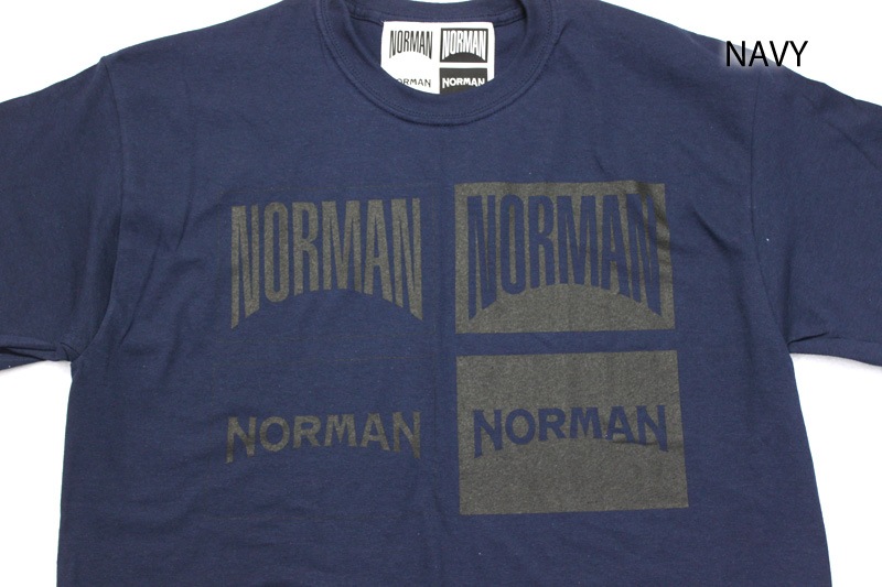 NORMAN �Υ�ޥ� Ⱦµ T����� LOGO PRINT CREW NECK TEE SHIRTS NOR-0017