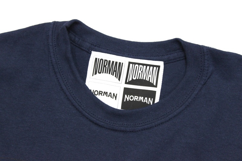 NORMAN �Υ�ޥ� Ⱦµ T����� LOGO PRINT CREW NECK TEE SHIRTS NOR-0017