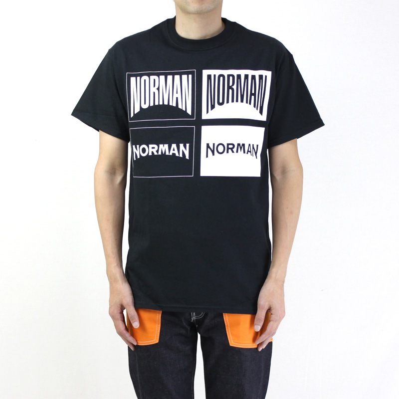 NORMAN �Υ�ޥ� Ⱦµ T����� LOGO PRINT CREW NECK TEE SHIRTS NOR-0017