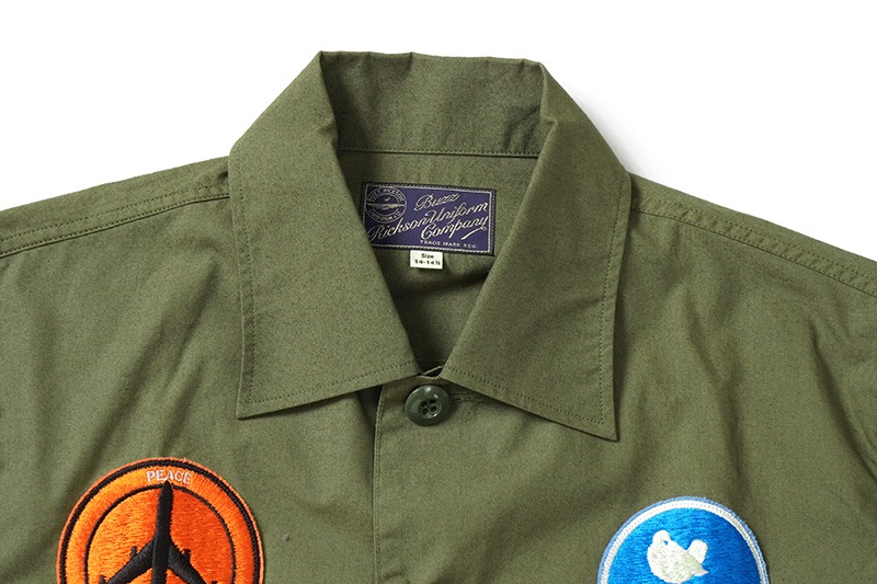 BUZZ RICKSON'S �Х��ꥯ���� Ⱦµ����� "PEACE" BR38144