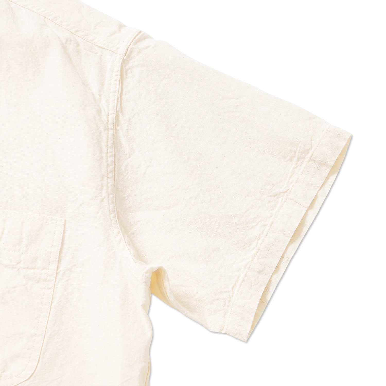 BUZZ RICKSON'S �Х��ꥯ���� Ⱦµ����� ��WHITE CHAMBRAY WORK SHIRTS (SHORT SLEEVE)�� BR35857