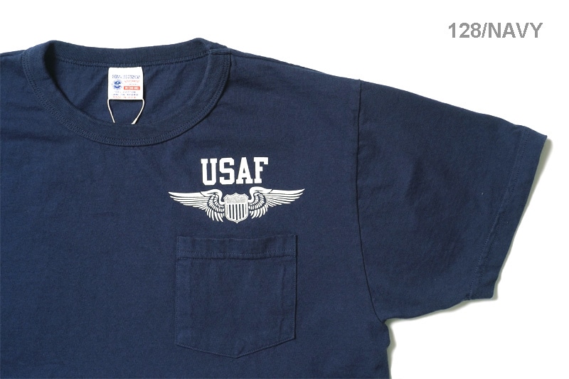 BUZZ RICKSON'S �Х��ꥯ���� ȾµT����� S/S POCKET T-SHIRT   "U.S. AIR FORCE"  BR79579