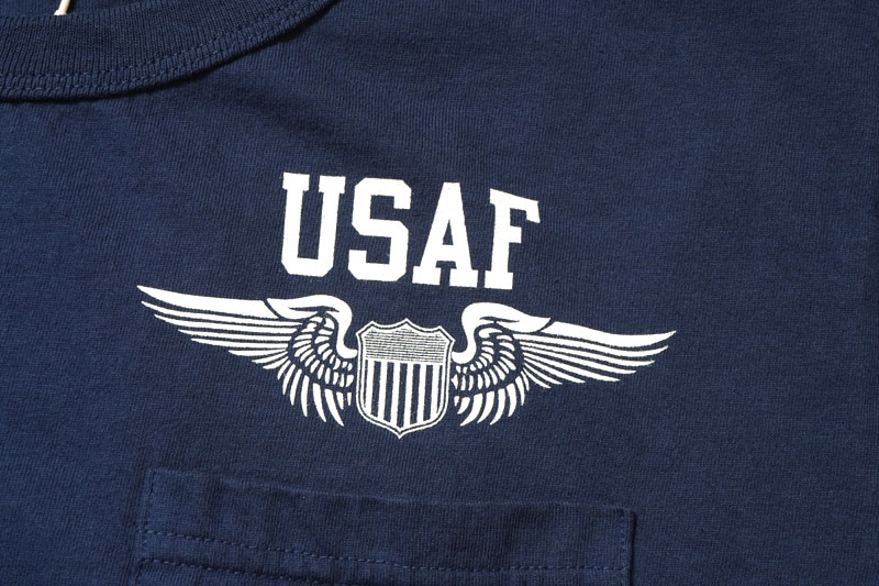 BUZZ RICKSON'S �Х��ꥯ���� ȾµT����� S/S POCKET T-SHIRT   "U.S. AIR FORCE"  BR79579