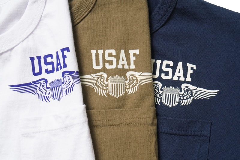 BUZZ RICKSON'S �Х��ꥯ���� ȾµT����� S/S POCKET T-SHIRT   "U.S. AIR FORCE"  BR79579