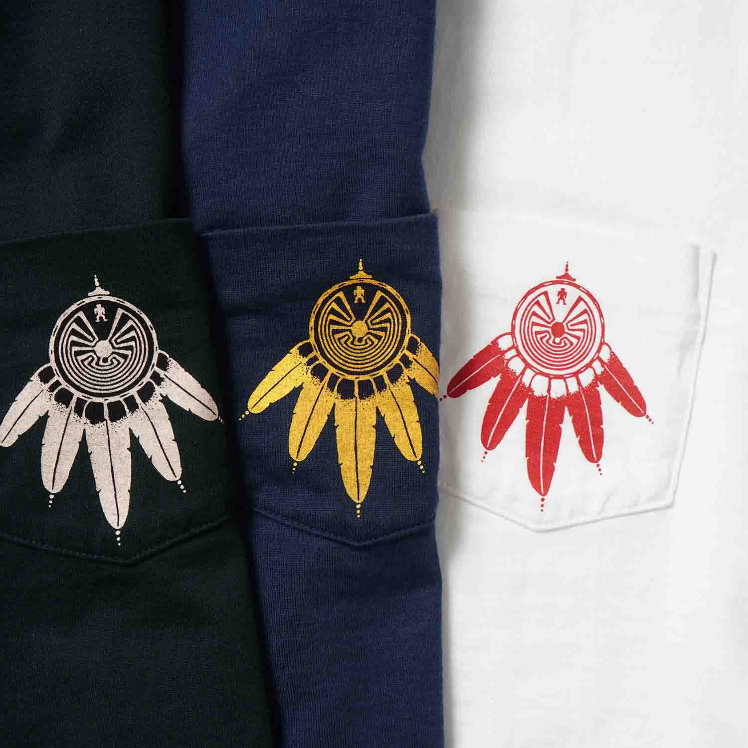 DELUXEWARE �ǥ�å��������� Ⱦµ T����� "NATIVE MAZE"  SDTS-2602