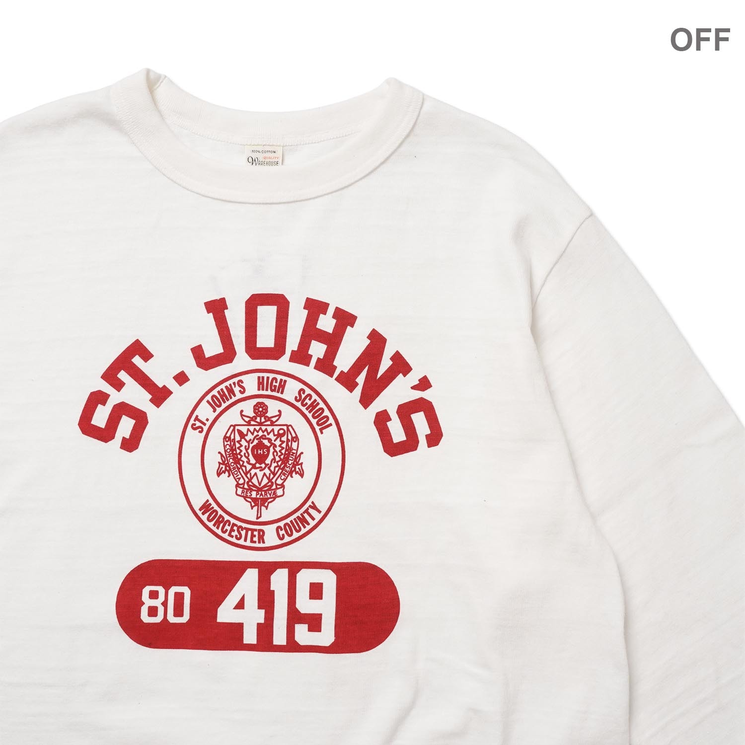 WAREHOUSE �������ϥ��� Ĺµ T����� Lot 5906 "ST.JOHN��S"  5906-ST(26SS)