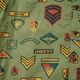 SUN SURF ���󥵡��� Ⱦµ �����ϥ���� COTTON HERRINGBONE HAWAIIAN SHIRT ��INSIGNIA OF ARMY�� SS39696