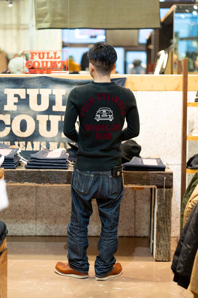 OLD CROW ������ɥ����� Ĺµ �إ�꡼�ͥå�T�����  "FOUR CYLINDER S.C.C. - L/S HENRY T-SHIRTS"  OC-24-AW-13